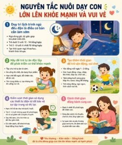 cách nuôi trẻ khỏe mạnh