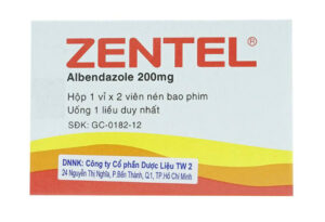 cách uống thuốc giun zentel
