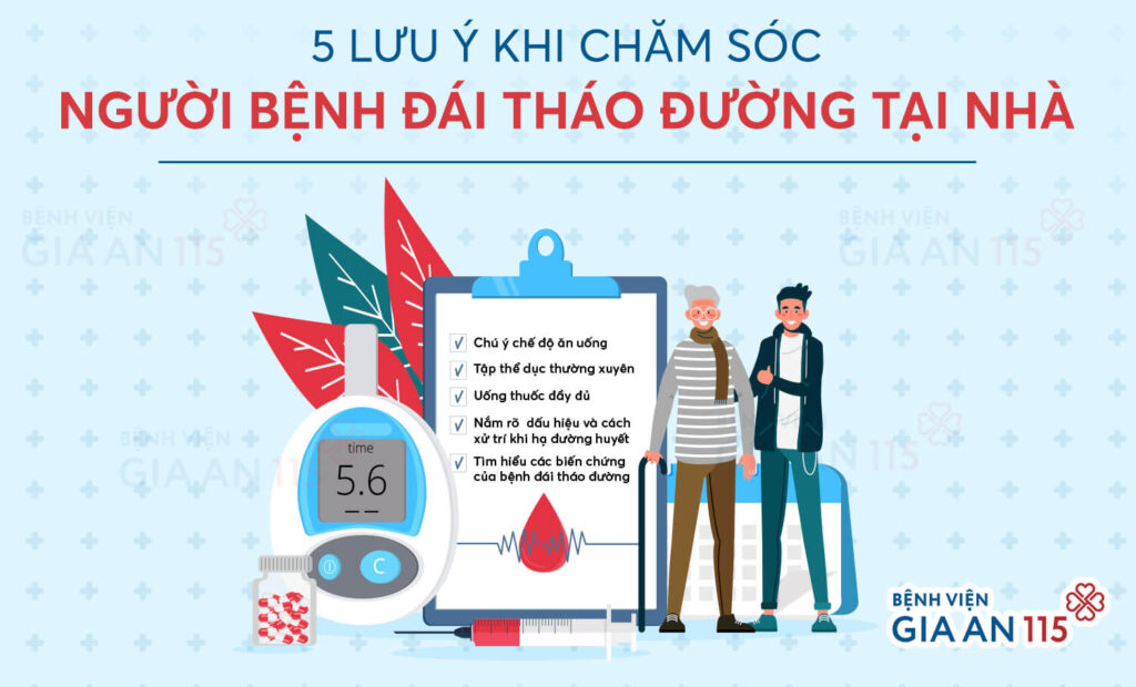 chăm sóc người bệnh tiểu đường tại nhà