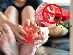 cơn gout sau khi ăn uống