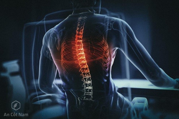 đau đốt sống lưng giữa
