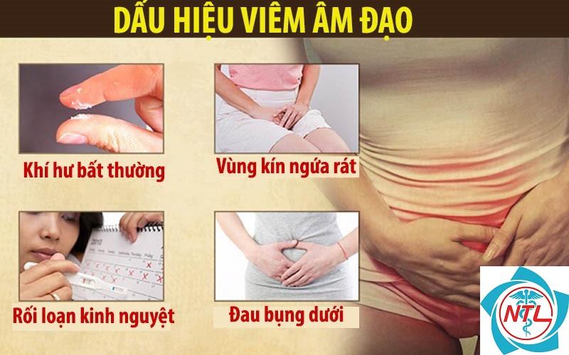dấu hiệu viêm âm đạo