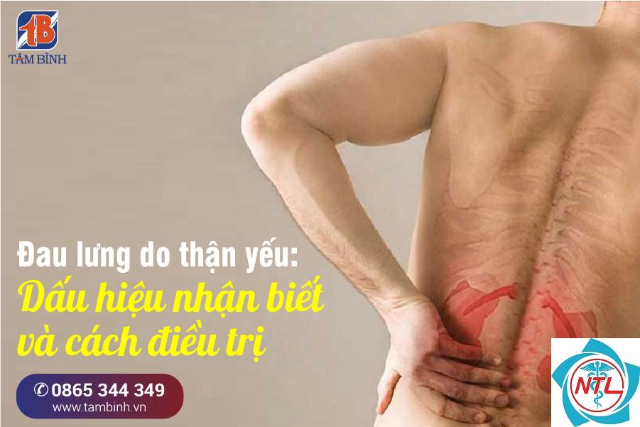 đau hông lưng do thận