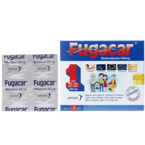 fugacar hộp 4 viên