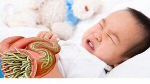 giun sán ở trẻ sơ sinh
