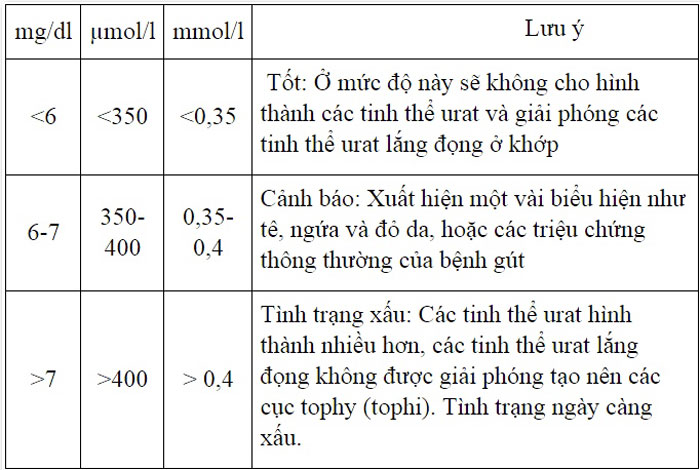 gout và acid uric cao - Image 3