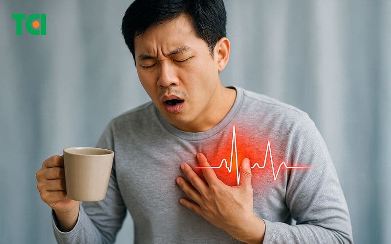 hồi hộp đánh trống ngực