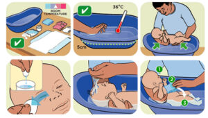 hướng dẫn tắm cho trẻ sơ sinh