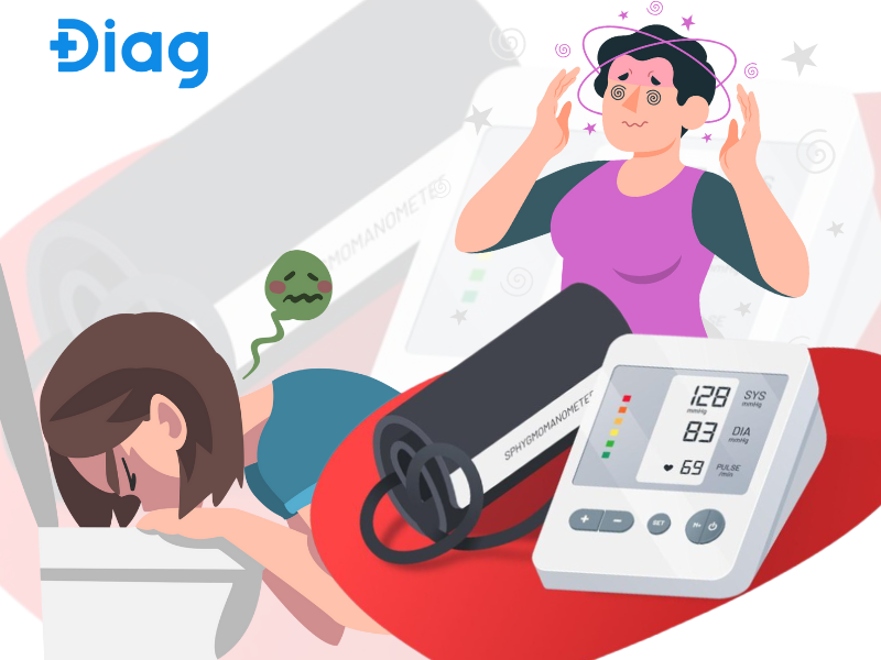 huyết áp cao kèm chóng mặt