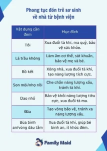 lưu ý khi đón trẻ sơ sinh từ viện về