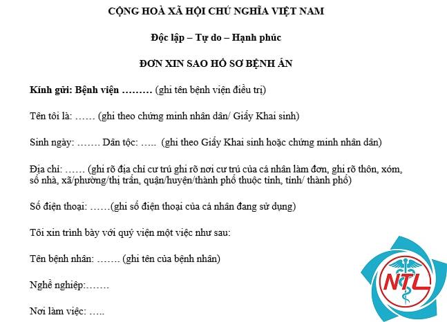 mẫu đơn xin sao bệnh án - Image 2
