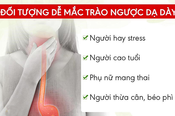 nguyên nhân trào ngược dạ dày