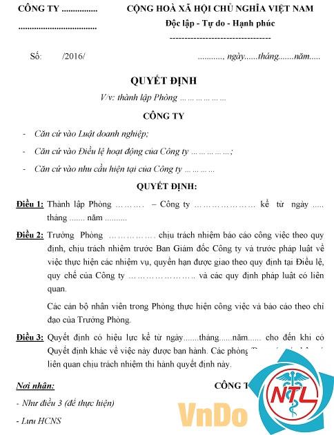 quyết định thành lập phòng tổ chức hành chính - Image 3