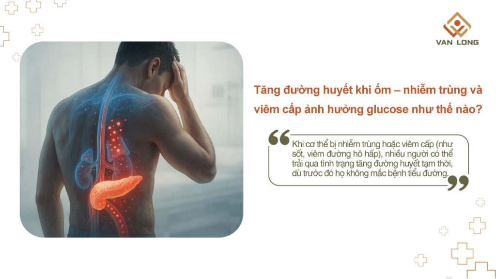 tăng đường huyết khi bị nhiễm trùng