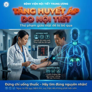 tăng huyết áp do rối loạn nội tiết
