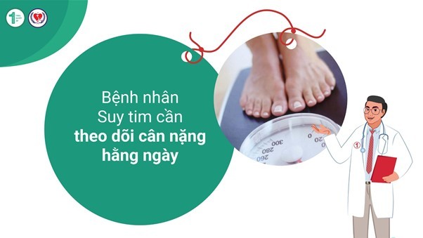 theo dõi cân nặng ở người suy tim