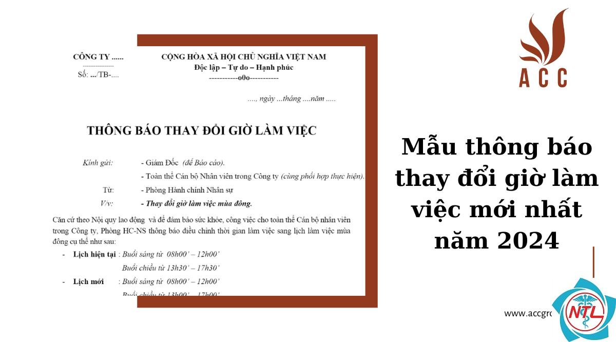thông báo lịch làm việc công ty - Image 2