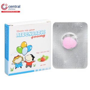 thuốc tẩy giun albendazol 400mg