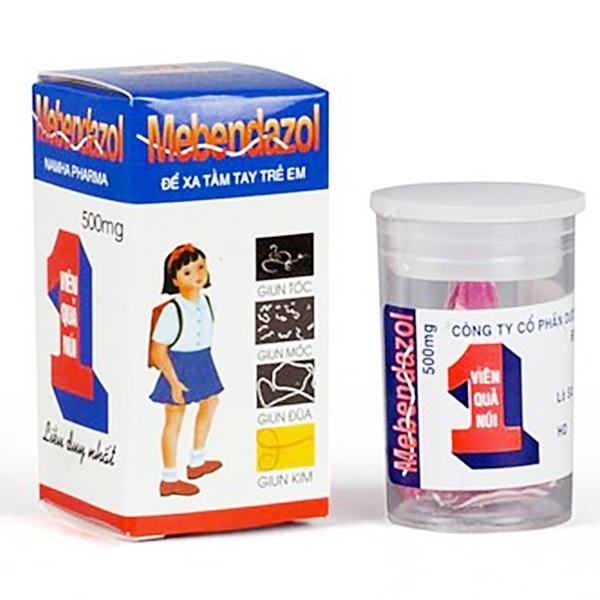 thuốc tẩy giun mebendazol 500mg - Image 3