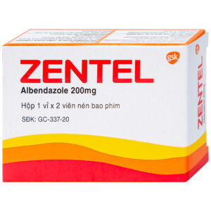 thuốc tẩy giun zentel