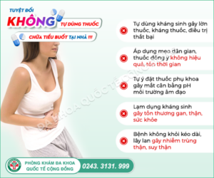 tiểu buốt khám khoa nội tổng hợp