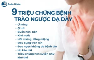 triệu chứng trào ngược dạ dày